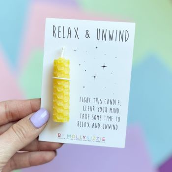 Yellow Relax & Unwind Candle - Pack of 5