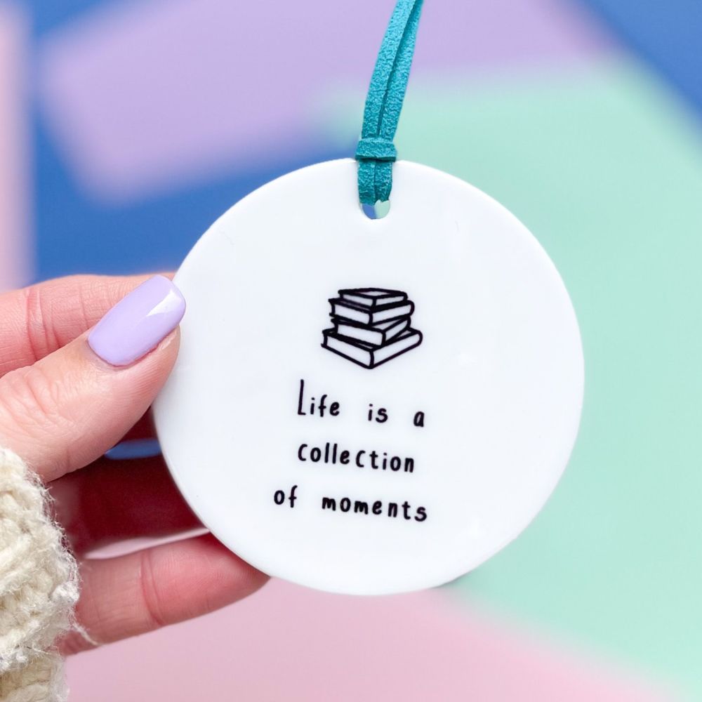 Collection Of Moments Ceramic Hanging Disc