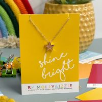 Shine Bright Star Necklace - Gold Plated - Pack of 5