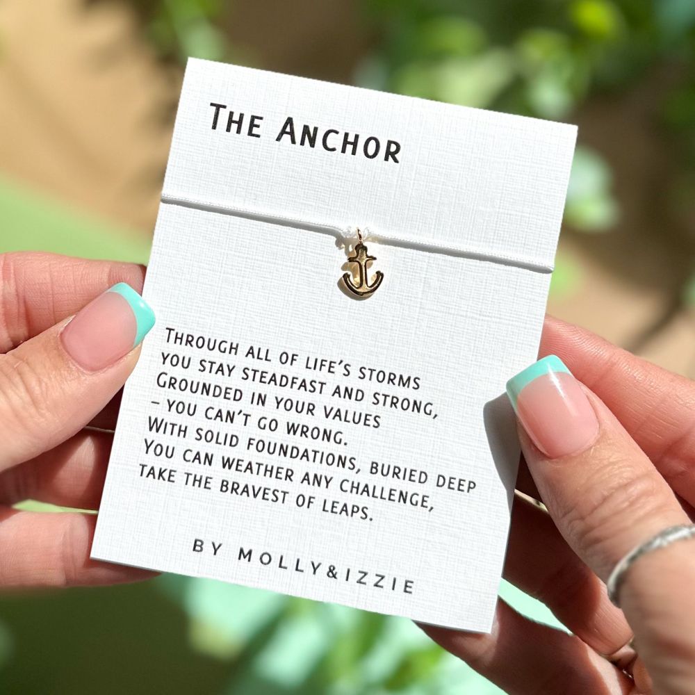 The Anchor - Adjustable Charm Bracelet  Pack of 5