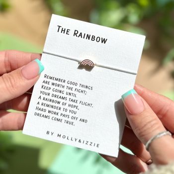 The Rainbow - Adjustable Charm Bracelet  Pack of 5