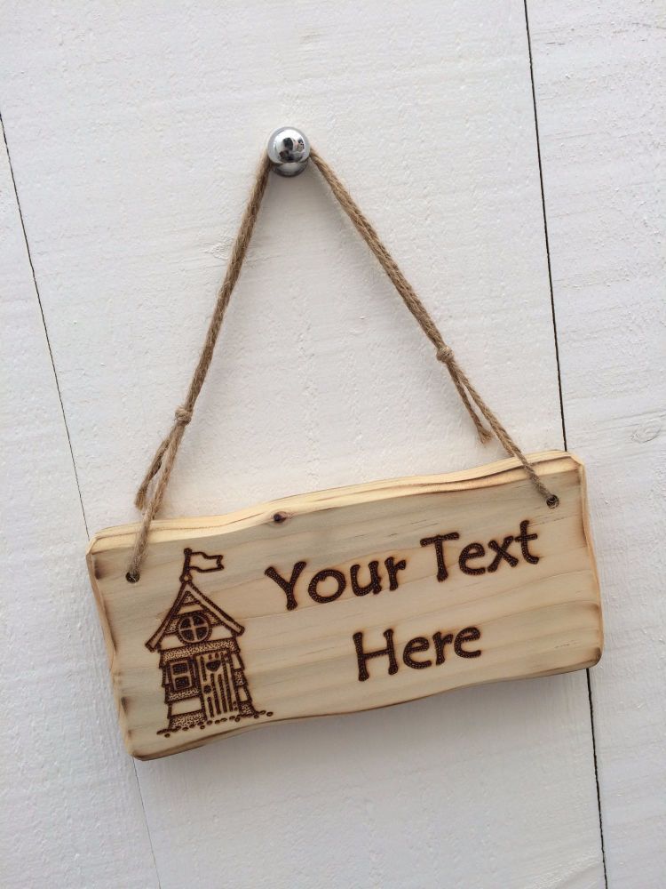 Beach Hut (20cm x 15cm)