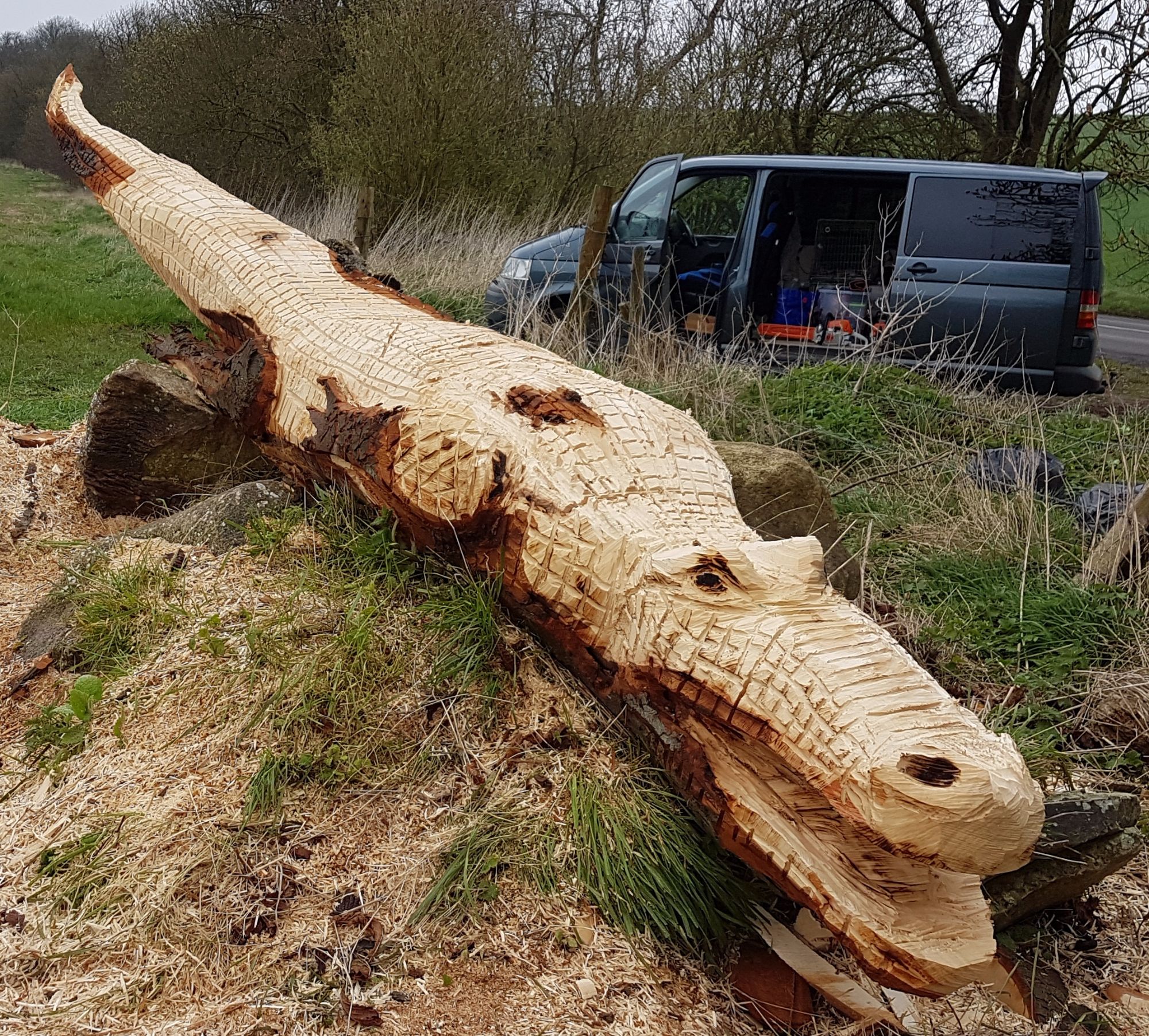 Chainsaw Crocodile