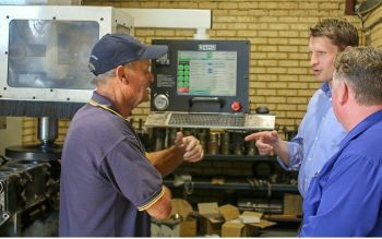 Andrew Hastie MP with Ron Bell from Bells Engines