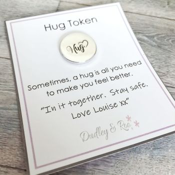 Personalised Hug Token or Pocket Hug