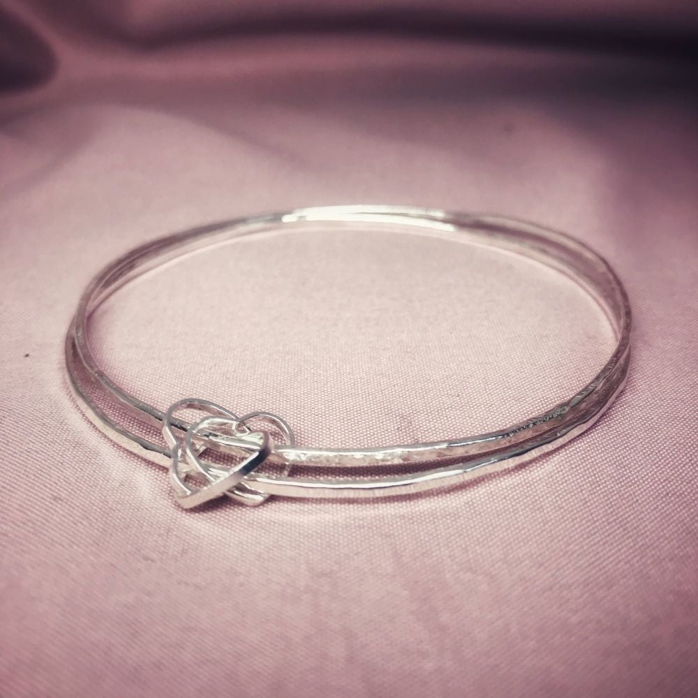 Silver Our Story Bangle