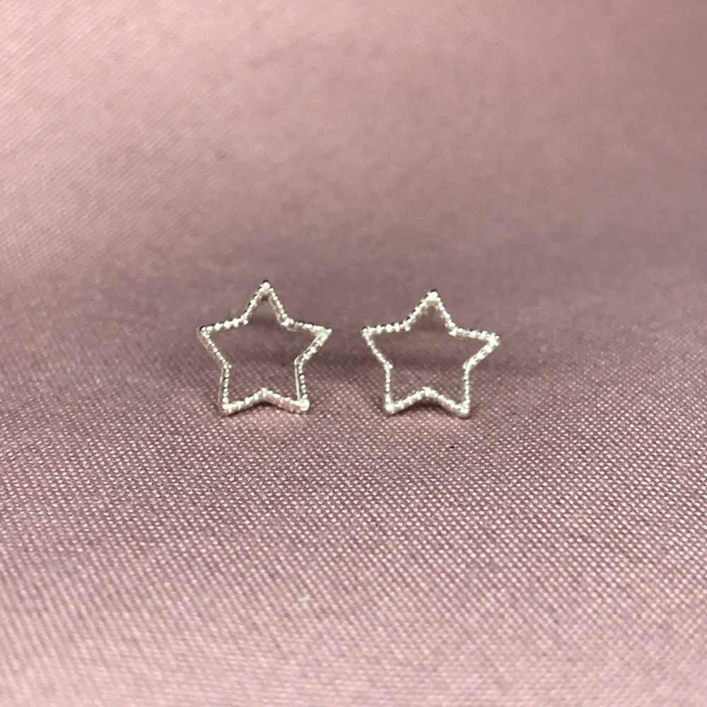 Star Outline Earrings