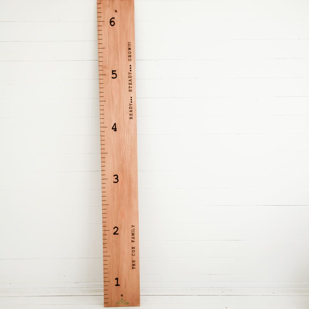 Personalised Giant Ruler Height Chart *** CURRENTLY WE CAN ONLY OFFER A LOCAL COLLECTION SERVICE****