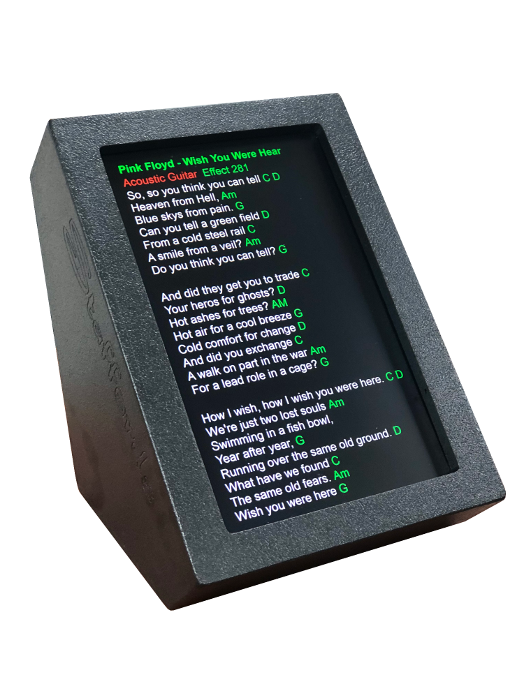 lyric prompter for singers