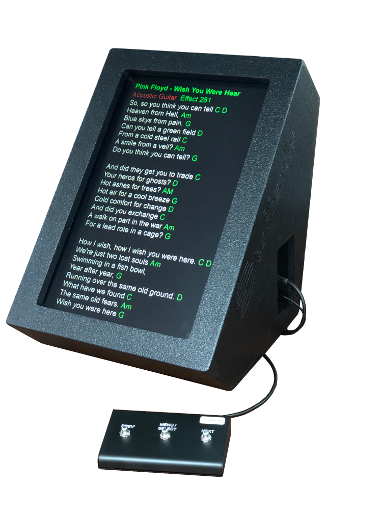 Vocalists Lyric Prompter Wedge03 Stageprompter