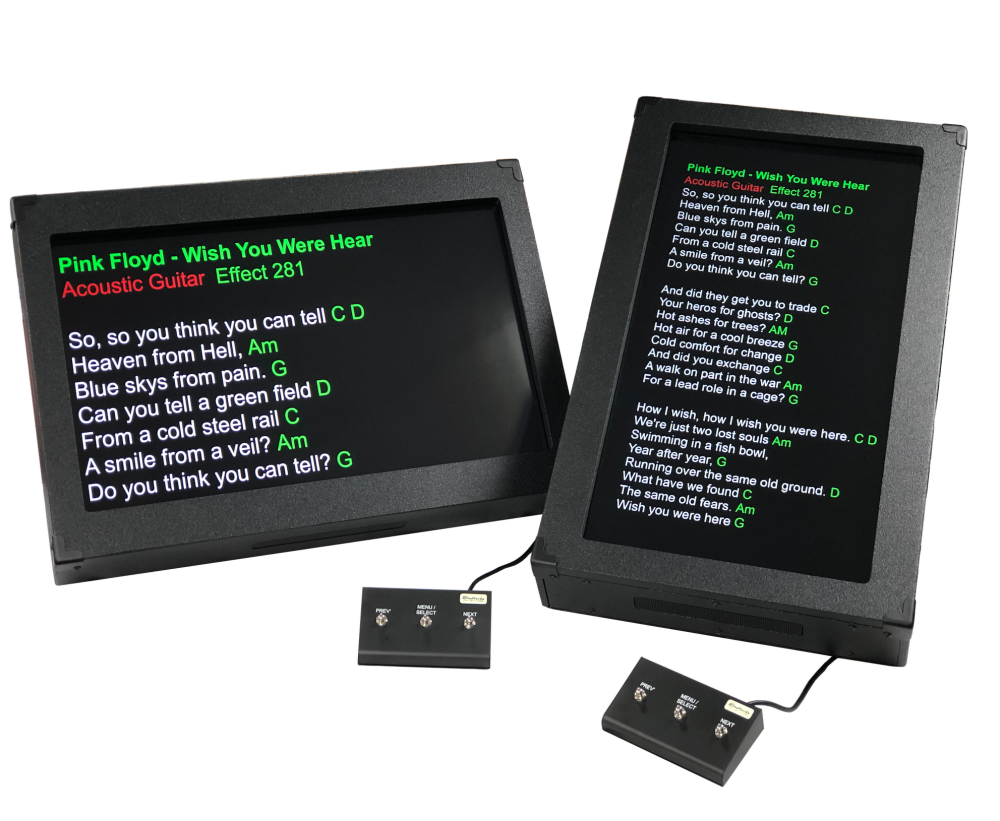 Singers Lyric Prompter Teleprompter Stageprompter
