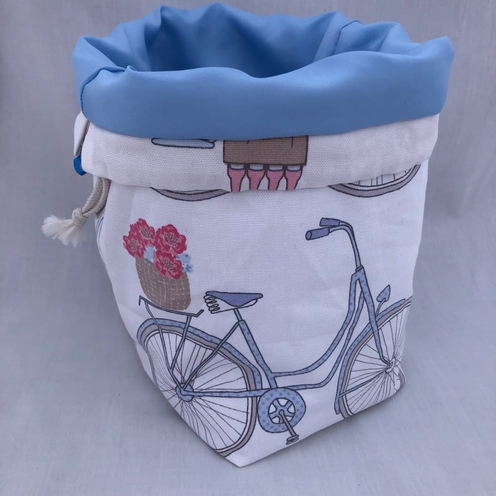 fabric bike basket