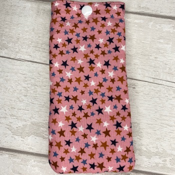 Pink Stars Glasses Pouch