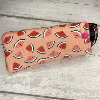 Pink Watermelon Glasses Pouch