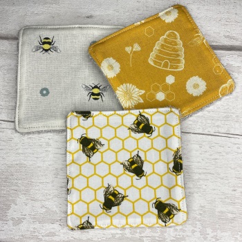 Mini Face Wipes Set Of 3 - Bee Set