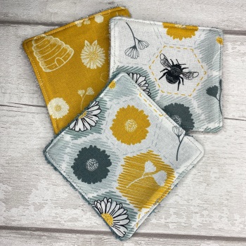 Mini Face Wipes Set Of 3 - Bee Set
