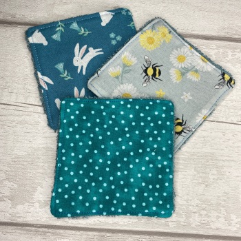 Mini Face Wipes Set Of 3 - Bee, Bunny & Spots Set