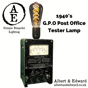 1940's G.P.O Post Office Tester Lamp