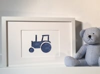 Tractor (medium frame 23x32cm)