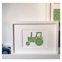 Tractor (medium frame 23x32cm)