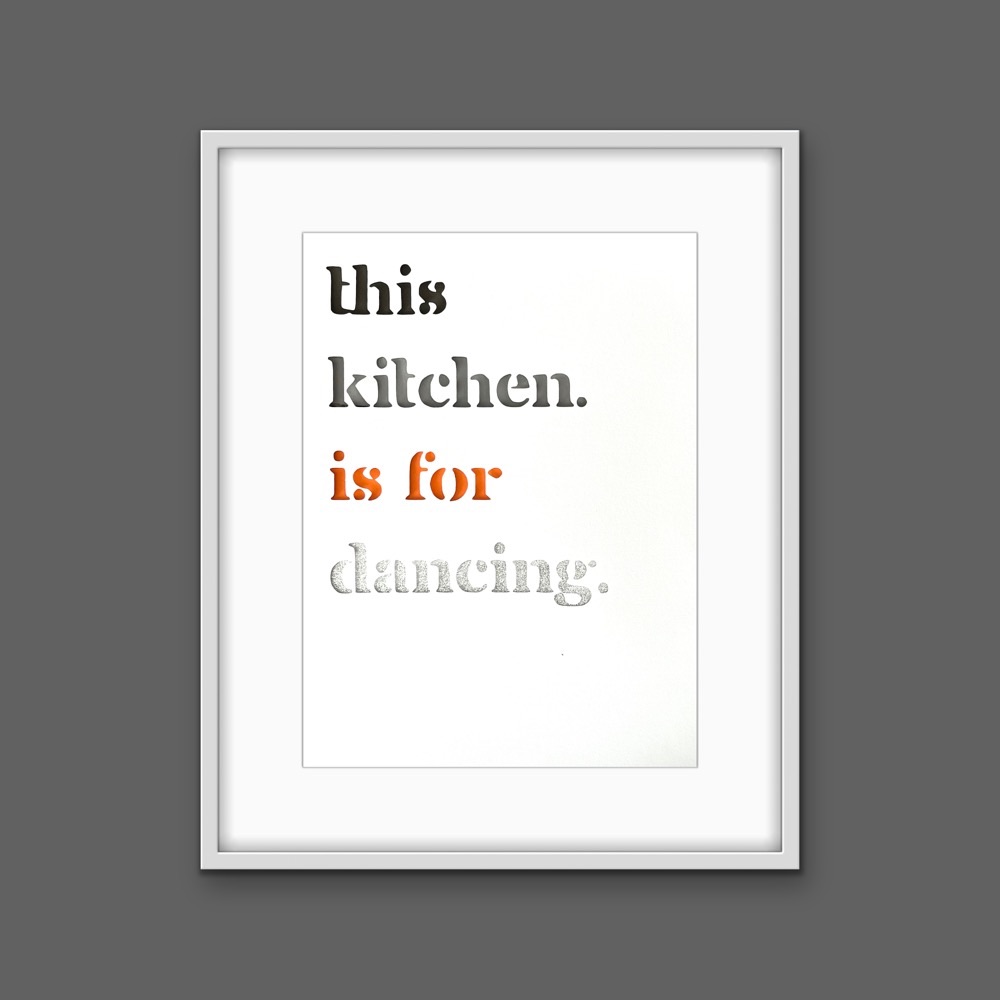 This kitchen is for dancing