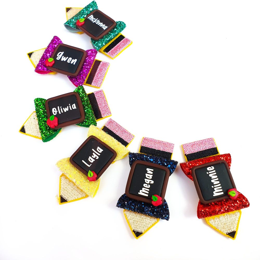 Back to School Bow