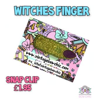 Witches finger Snap Clip