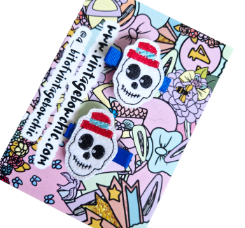 Skellington fringe Clip set.