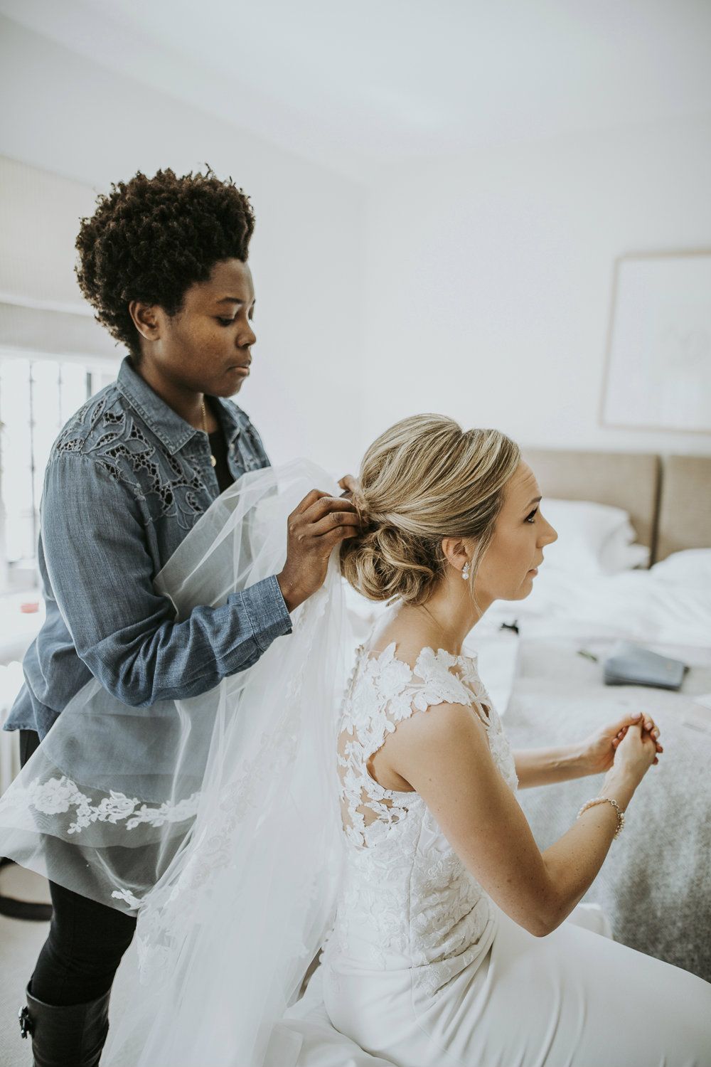 Hair accessories by Cheltenham&Cotswolds bridal hair stylist