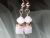 Occasion-peony pink+rose gold earrings-4