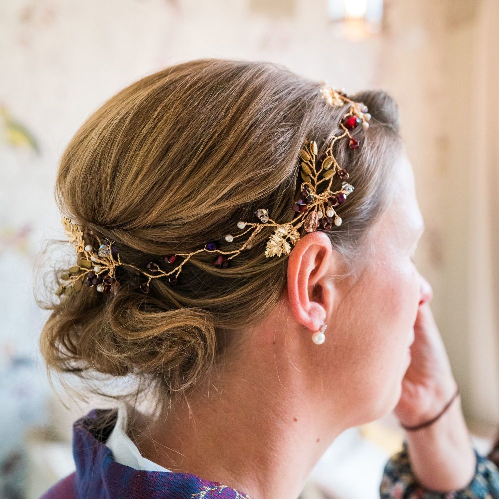 Signature-autumnal bridal-wedding headpiece-0A-BBS-Abigail.natural-garnet