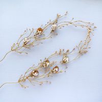 Autumnal brown & white pearl floral bridal headpiece -OA-BBS-Ophelia