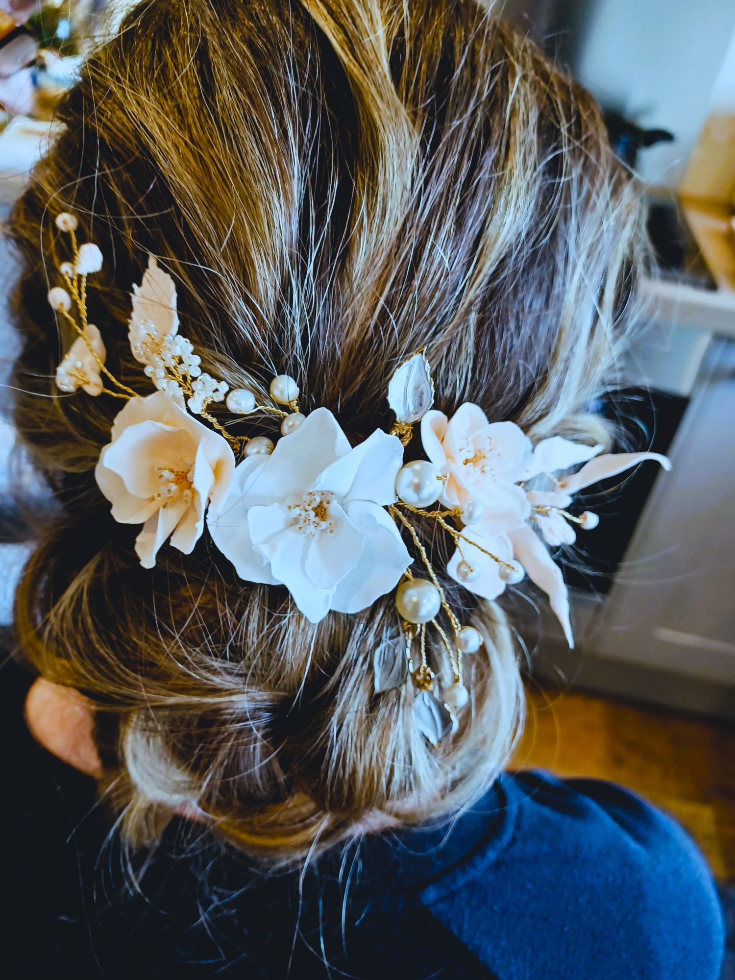 Signature-pink-peach-white bridal floral hair accessory-handmade by Beady Bride-UK-Daphney (1).jpg