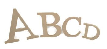 EXTRA LARGE Freestanding / Hanging Huge Chunky Letters & Numbers (Georgian Font)