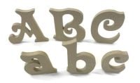 MDF Letters & Numbers 6mm Thick (Victorian font)