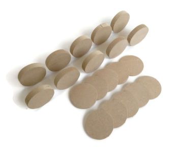 10x MDF Circles, 6mm or 15mm Thick