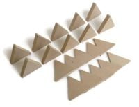 10x MDF Triangles, 6mm or 15mm Thick