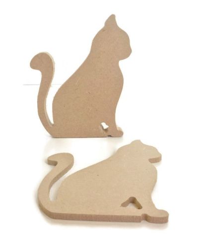 MDF Wooden Cat 6mm or 15mm Thick