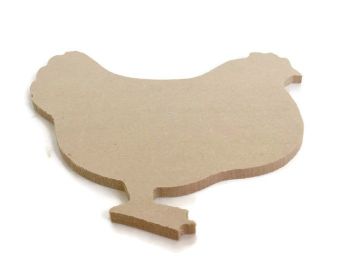 MDF Wooden Hen 6mm or 15mm Thick