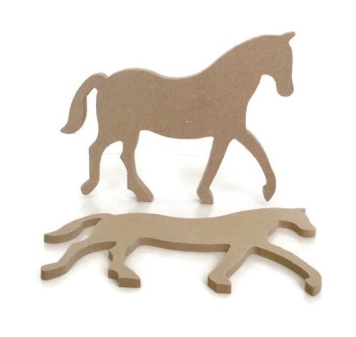 MDF Wooden Horse 6mm or 15mm Thick