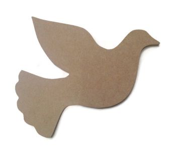 MDF Wooden Dove 6mm or 15mm Thick
