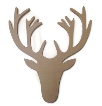 MDF Wooden Stag 6mm or 15mm Thick
