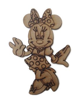 Minnie Mouse Figure 100mm - 500mm, 4mm Thick
