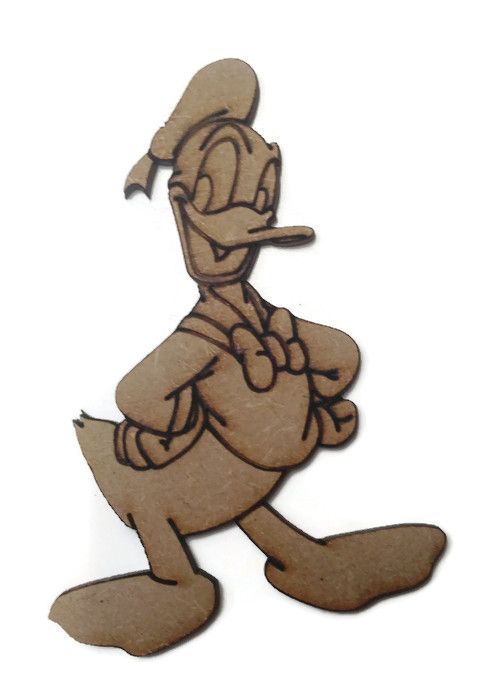Donald Duck Figure 100mm - 500mm, 4mm Thick