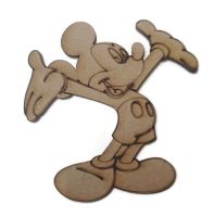 Mickey Mouse Figure 100mm - 500mm, 4mm Thick