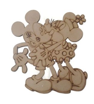 Minnie & Mickey Mouse Figure 100mm - 500mm, 4mm Thick
