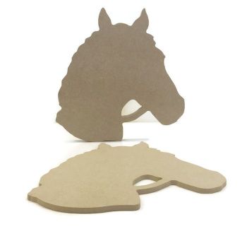 MDF Wooden Horse Head 6mm or 15mm Thick