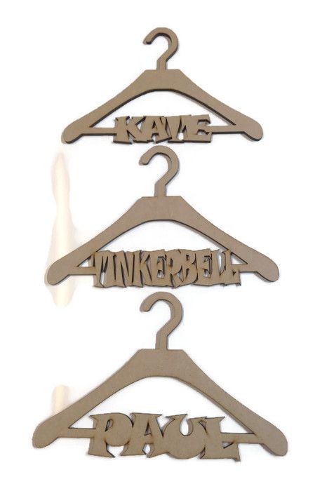 Personalised Clothes Hangers Children