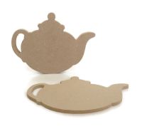 MDF Wooden Teapot 6mm or 15mm Thick