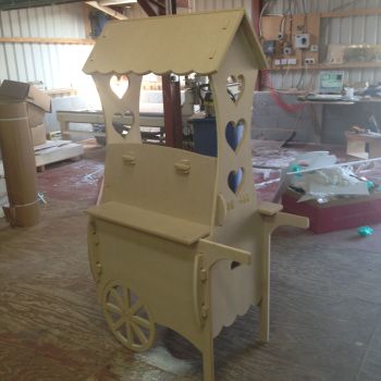 Large Candy Cart (Unique Hinged System)
